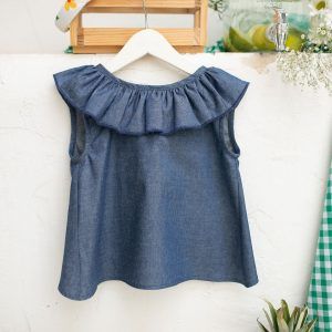 Camisa vaquera niña verano